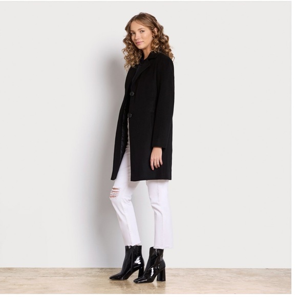Anna Sui Jackets & Coats Anna Sui The Unbelted Trench Coat In Black